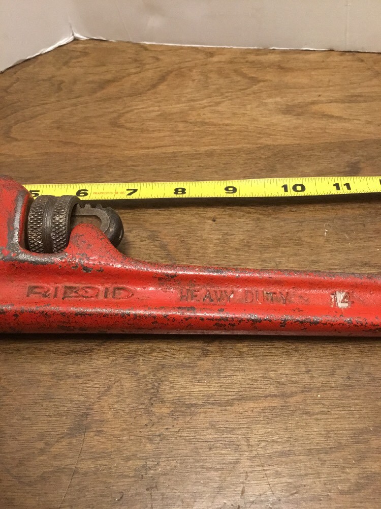 Ridgid Pipe Monkey Wrench Ridge Tool Heavy Duty 14