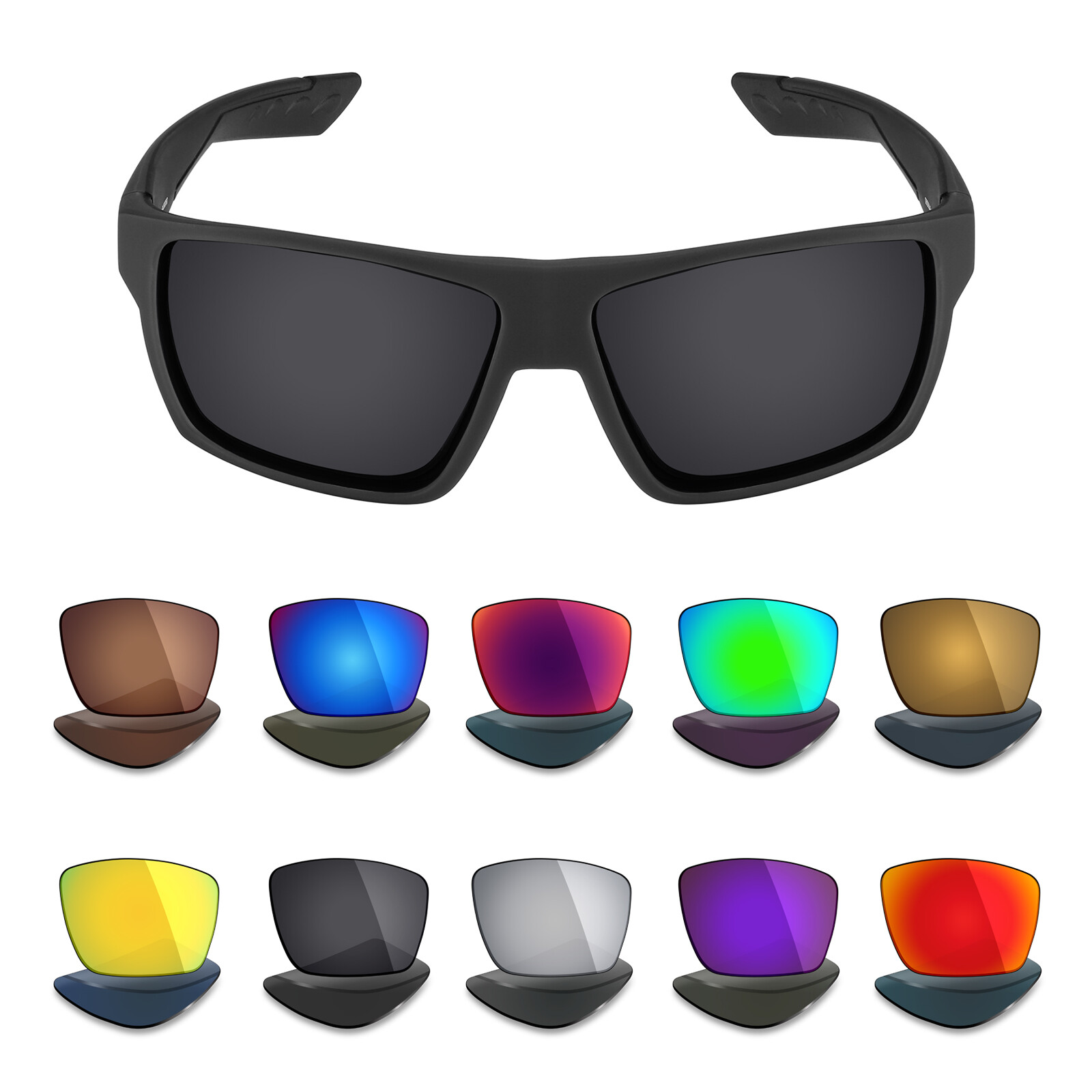 hdhut Anti-Scratch Polarized Replacement Lenses for-Costa Del Mar Bloke