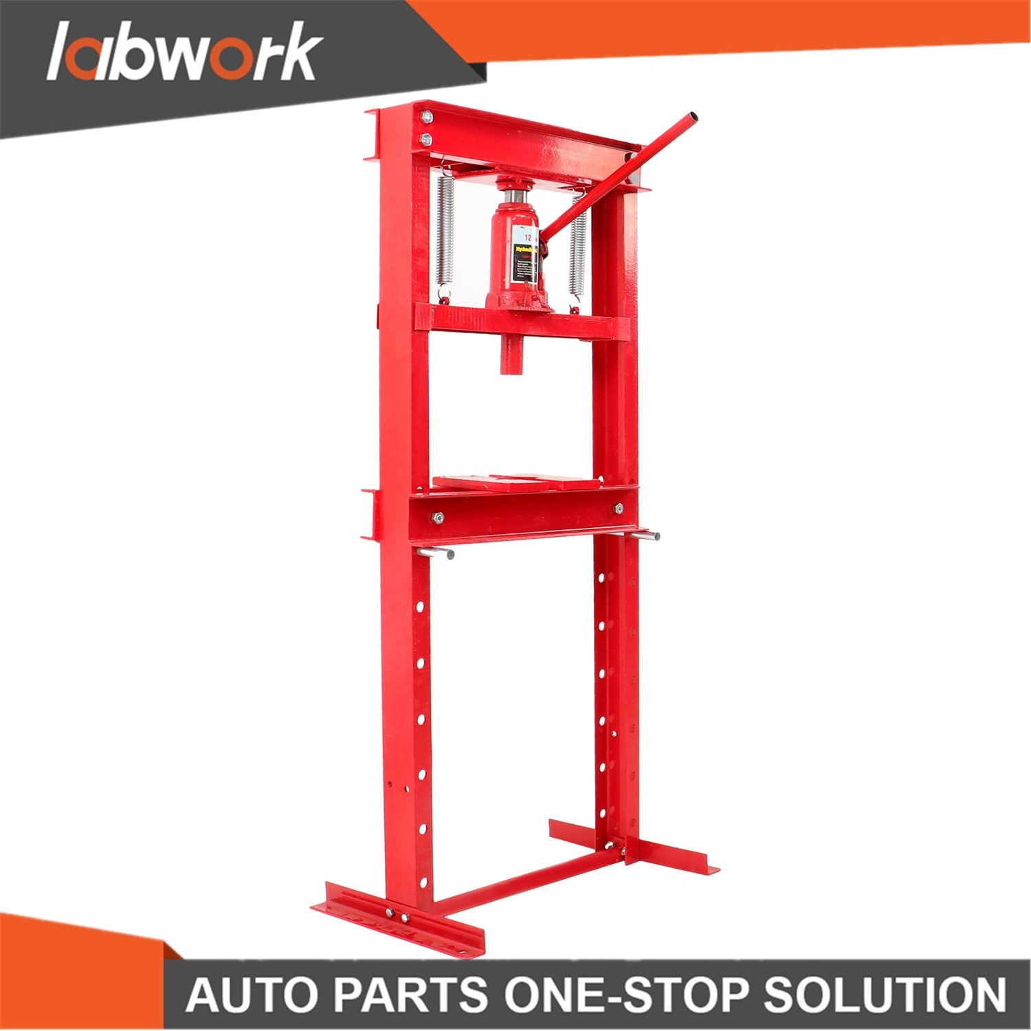 Labwork Hydraulic Press 12 Ton Capacity Steel Floor Shop Press Machine