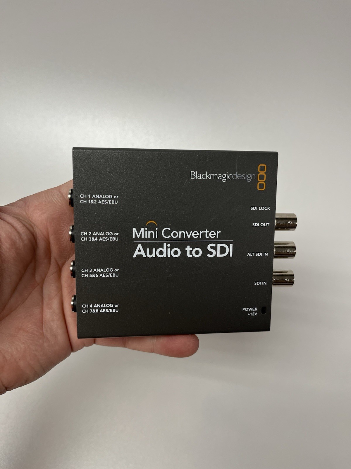 Blackmagic Design Mini Converter Audio to SDI Working No Power Supply Box Only