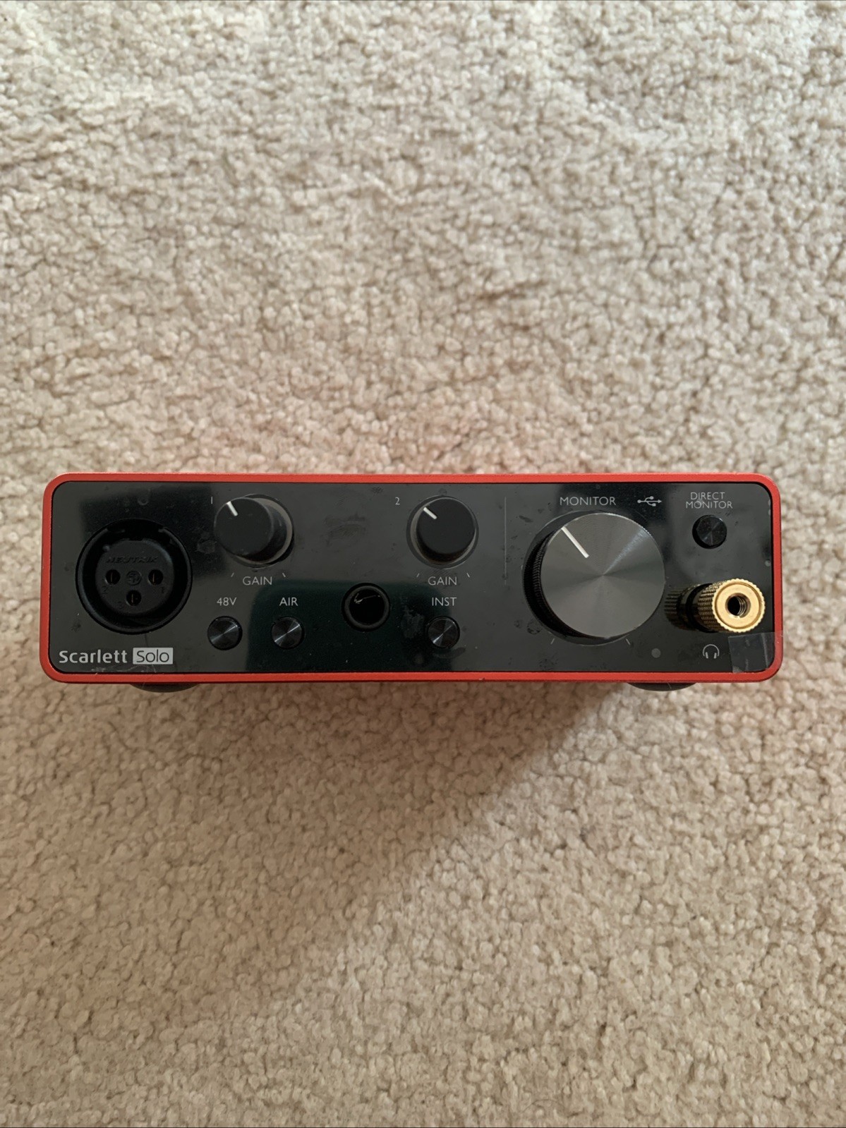 Focusrite Scarlett Solo 3rd Gen 2 Channel USB Audio Interface