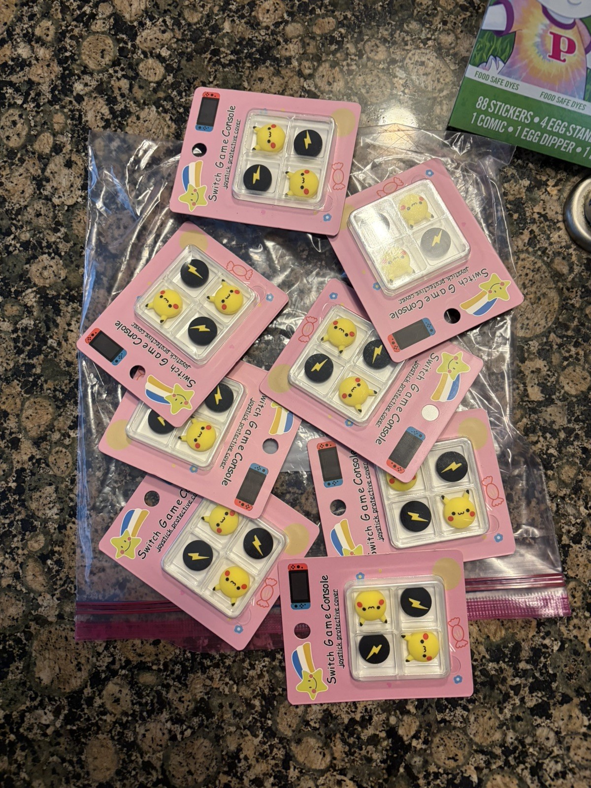 Pikachu Nintendo Switch Thumb Grips