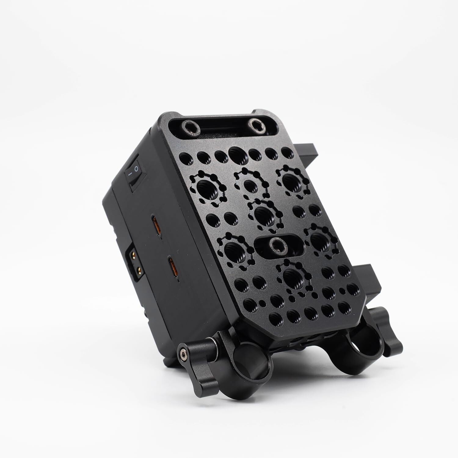 FusionRig Mini Expansion Module Cage V-Mount Battery Mounting System USB-C