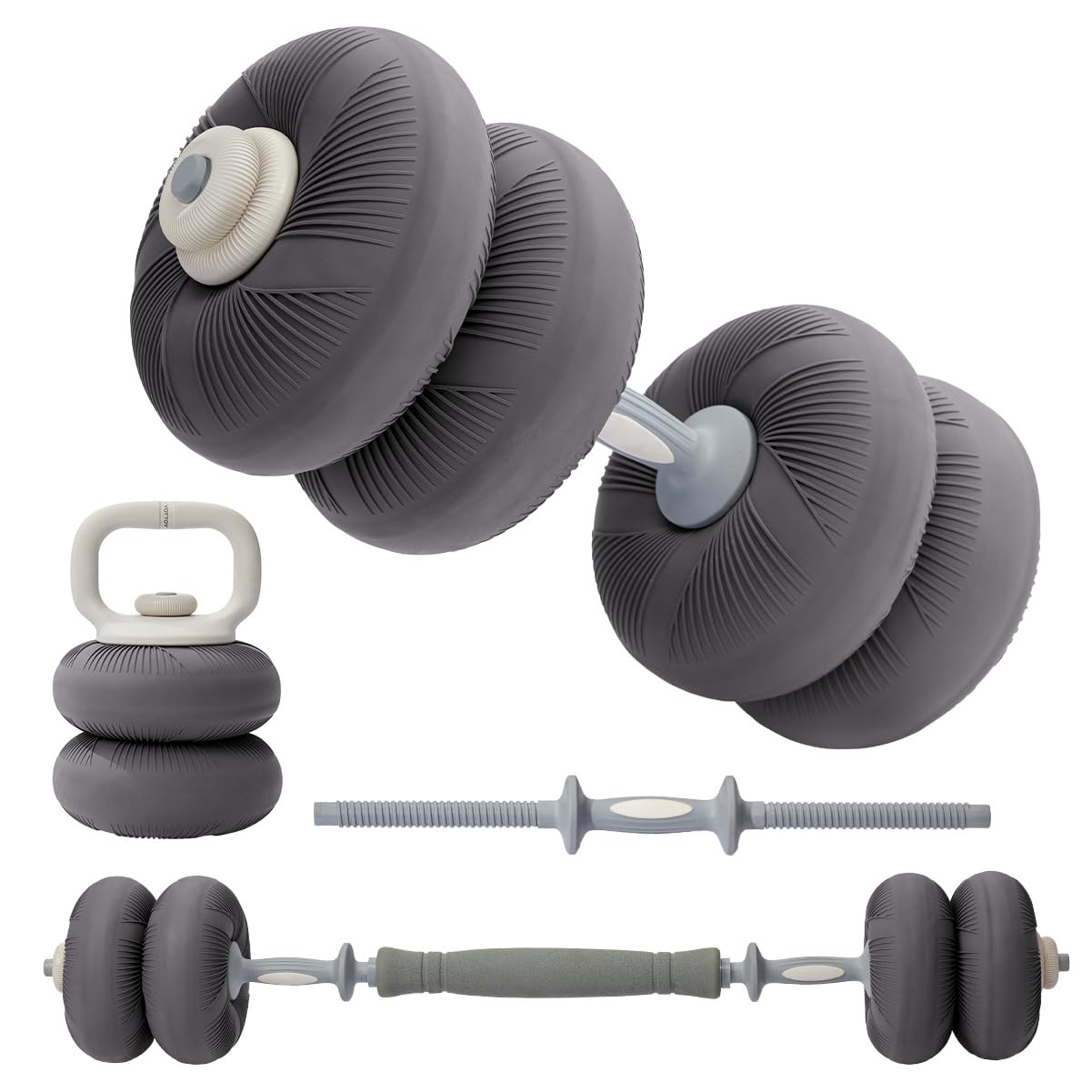 Best YOTTOY Weights Dumbbells Set,Free Weight Set with Connector, 4 in1 Used as