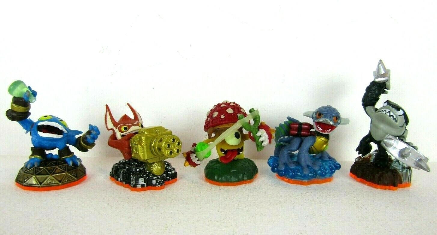 Skylanders ActiVision Figures Mixed Elements 5 Characters Lot #1