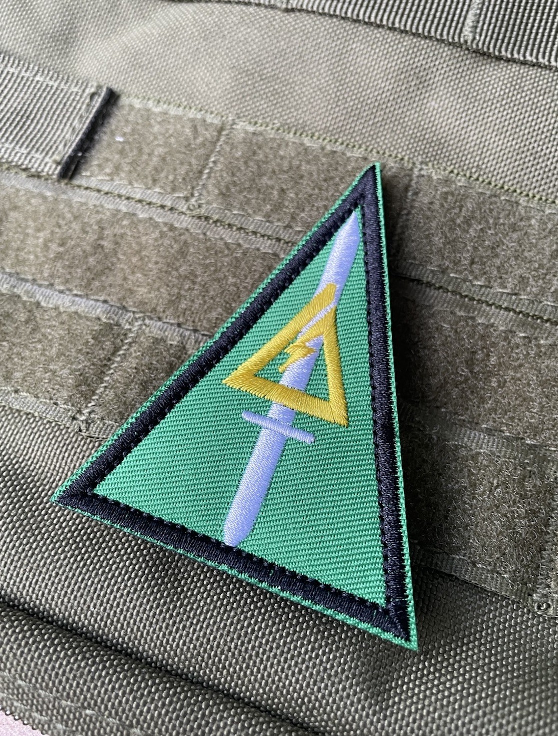 Delta Force Special Operational Detachment Delta SFODA-D Team Army Patch Green
