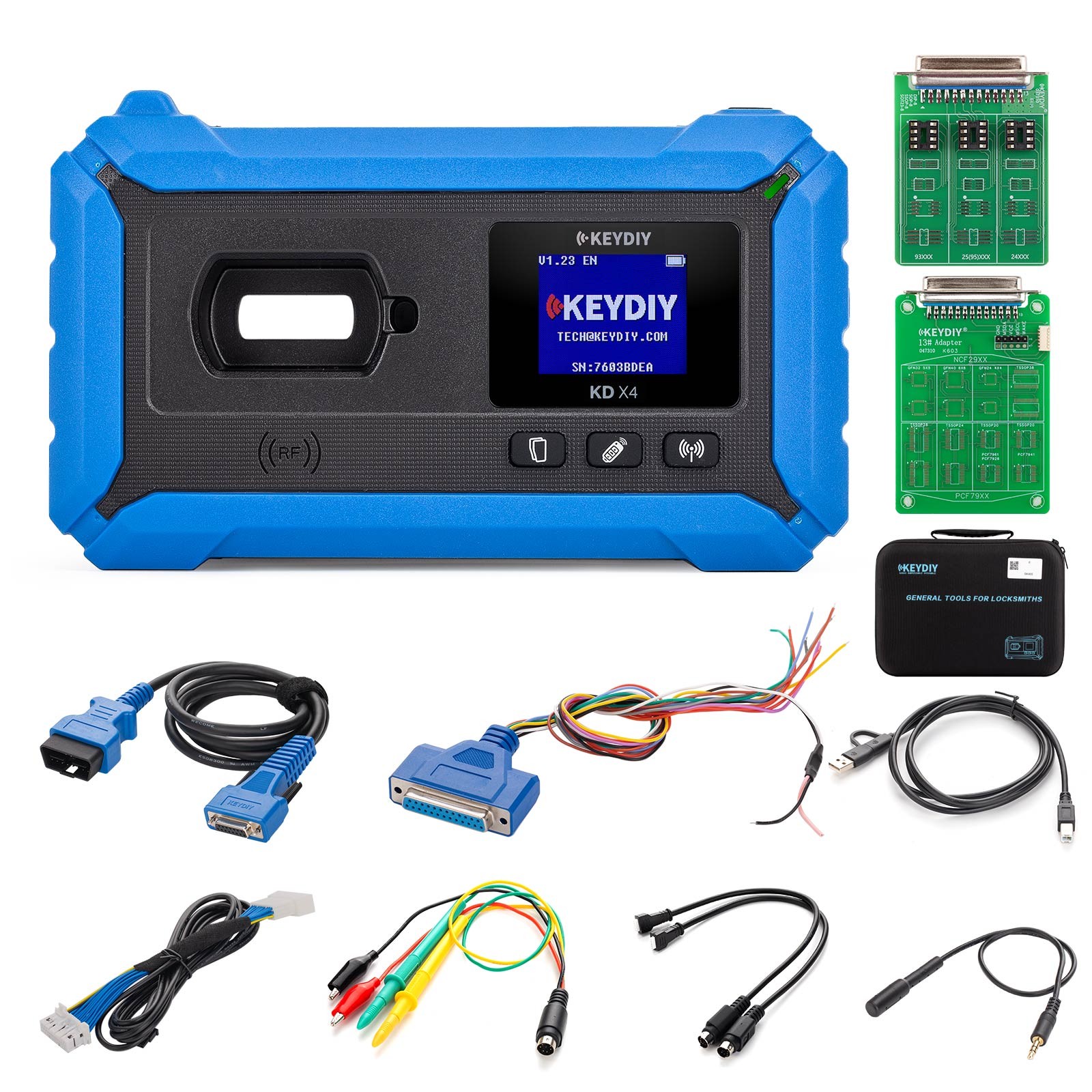 KEYDIY KD-X4 Too Integrates Recognition,Generation,Copying,Progarmming,Matching