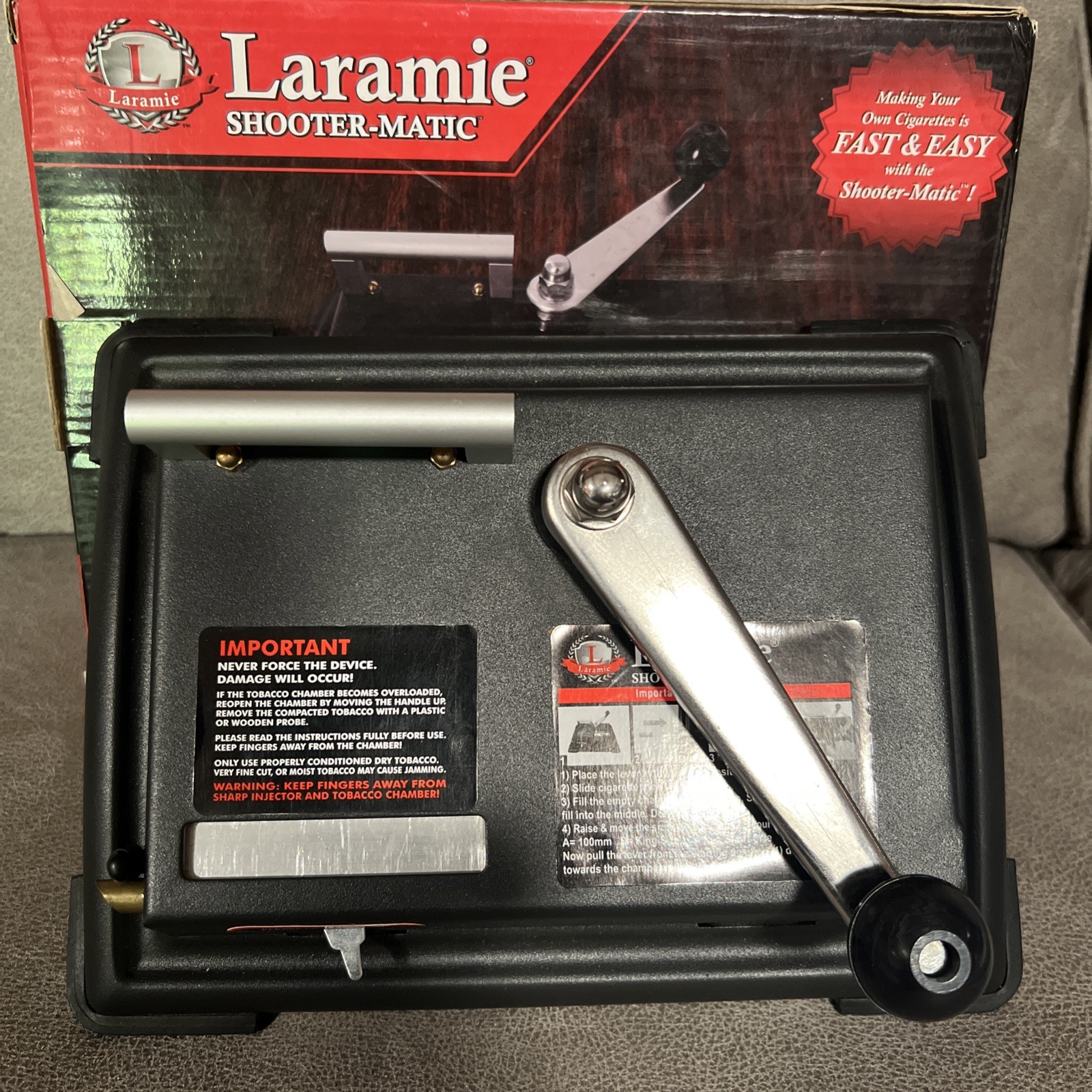 Laramie Shoot O Matic Automatic Cigarette Filler 100mm