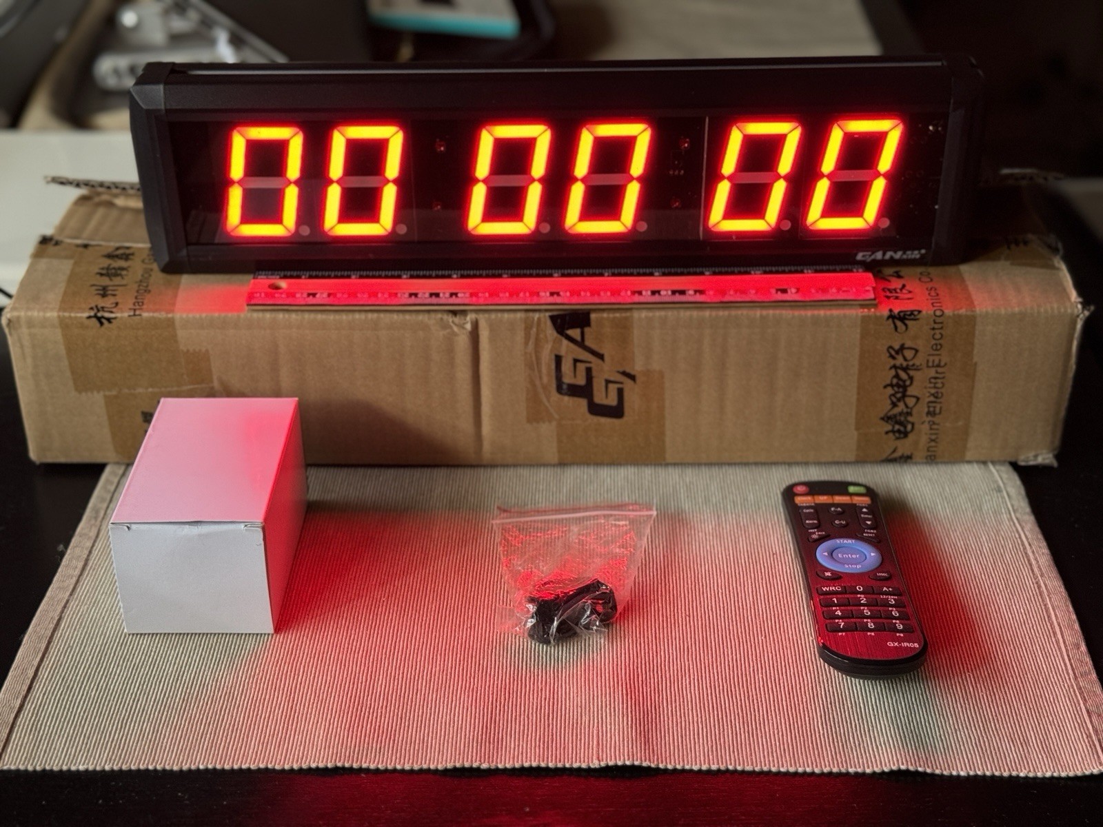 GANXIN Gym Timer LED Interval Timer With Remote