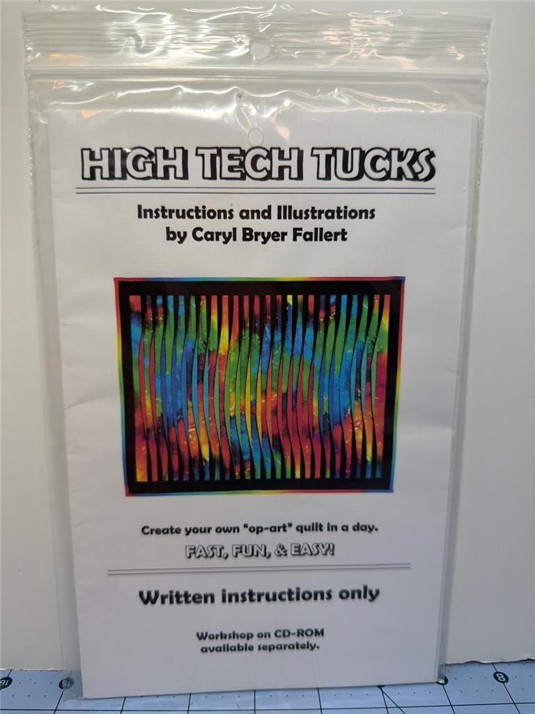 BRYER PATCH Quilt Pattern - HIGH TECH TUCKS Approx. 20" x 25"
