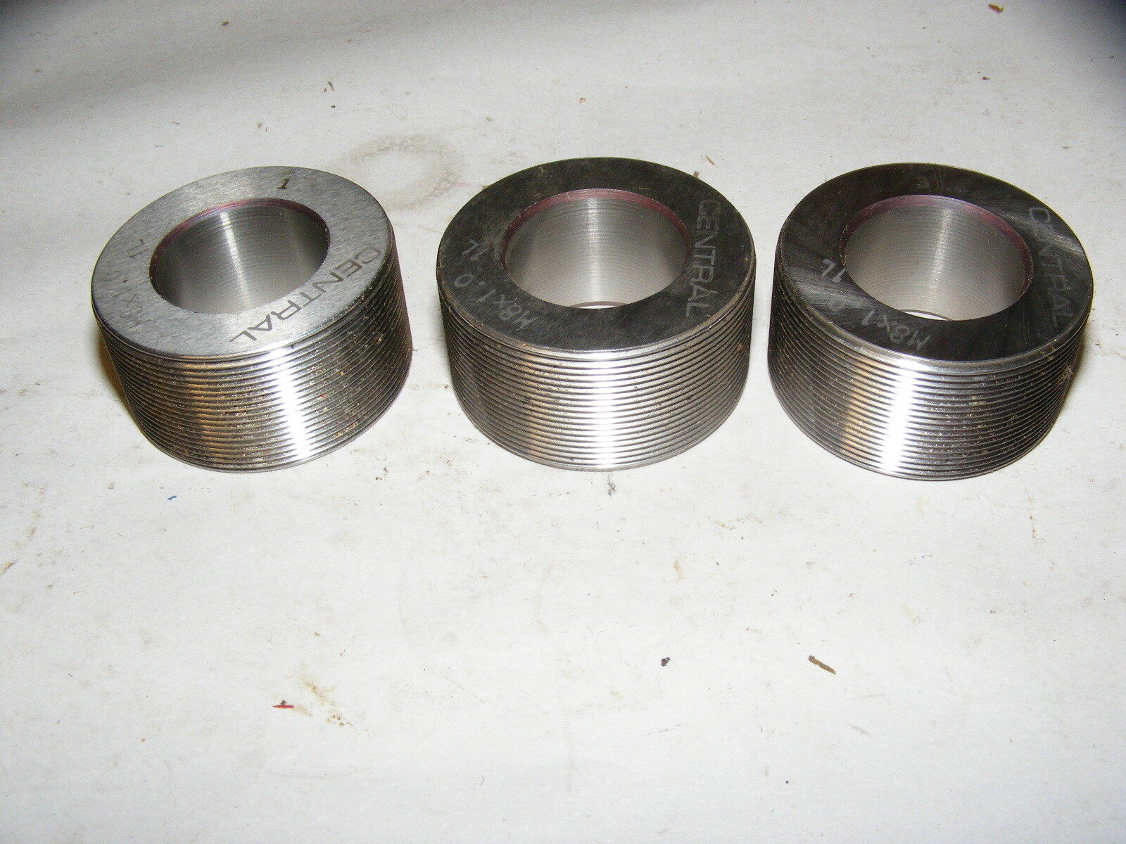 Central M8 x 1.0 N2 1L Thread Roller Die Roll