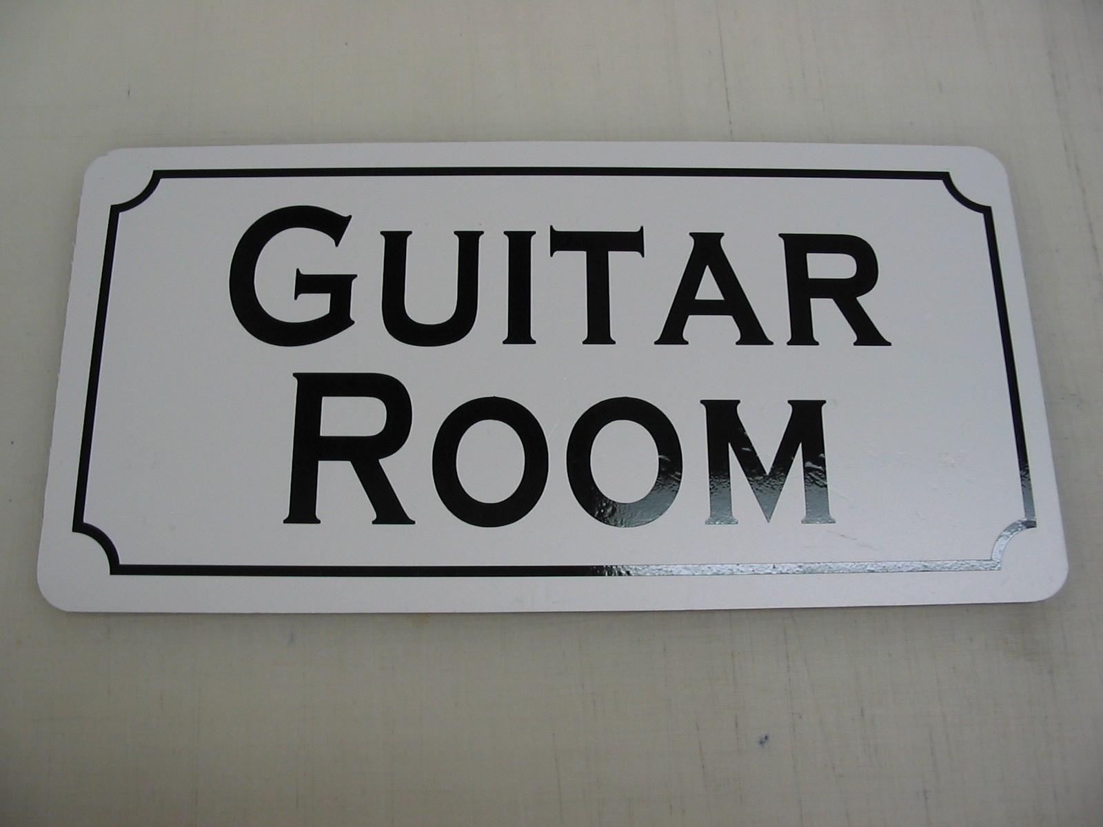GUITAR ROOM Metal Sign for electric Collectors and acoustic collection