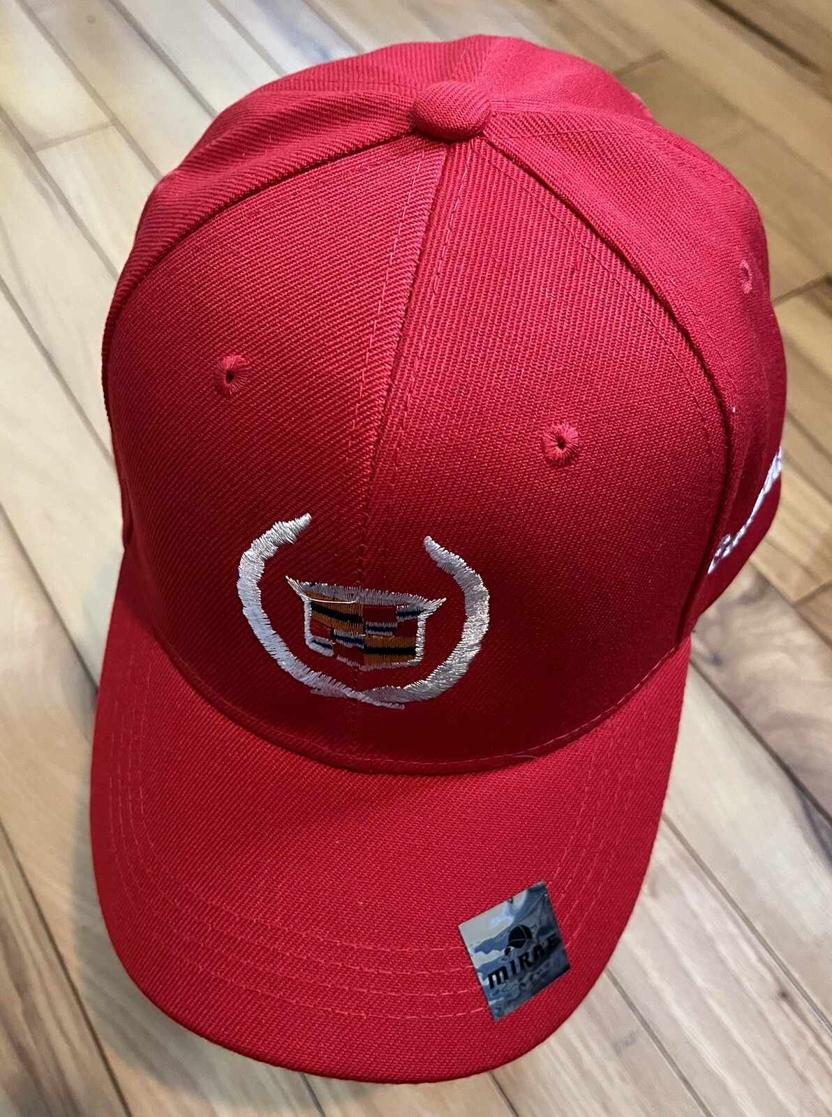 Auto Cadillac Embroidered Symbol Baseball Cap(Red)Hat Men Women Outdoor Sports.