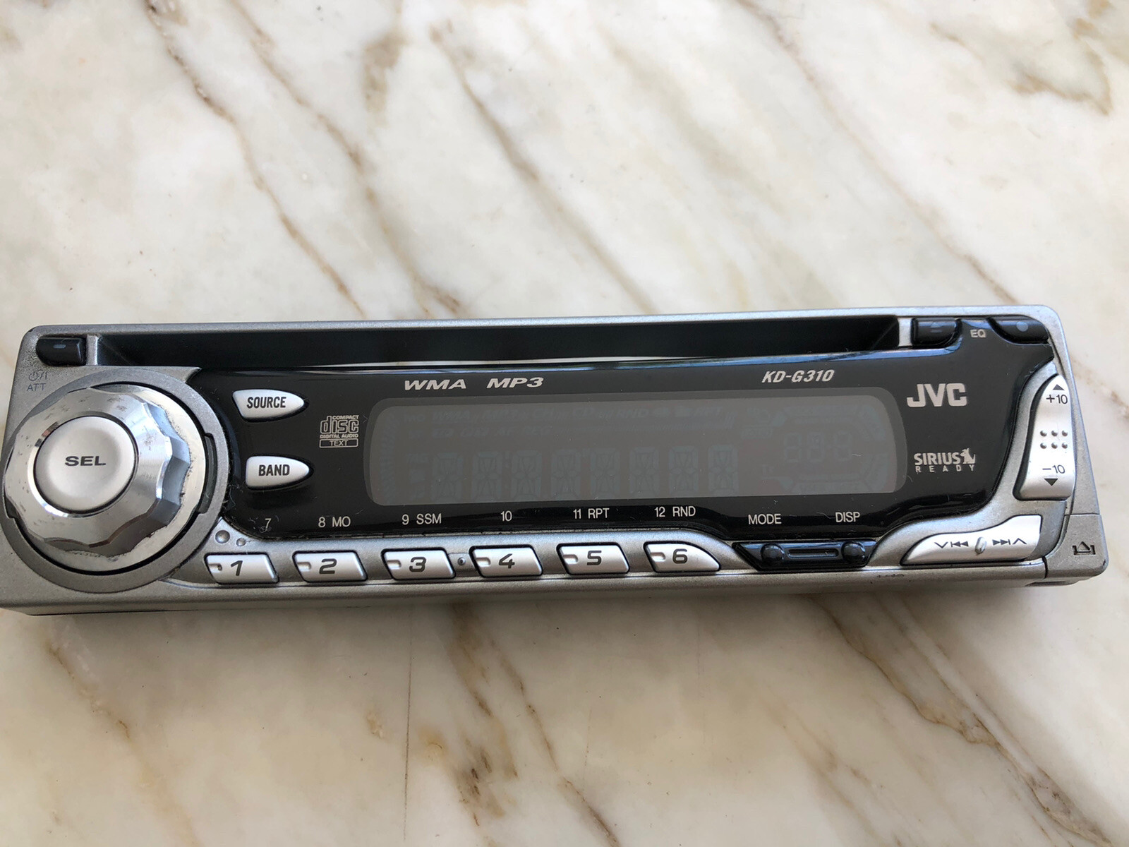 JVC KD-G310 STEREO DETACHABLE JVC KD-G310 FACEPLATE ONLY OEM🟠