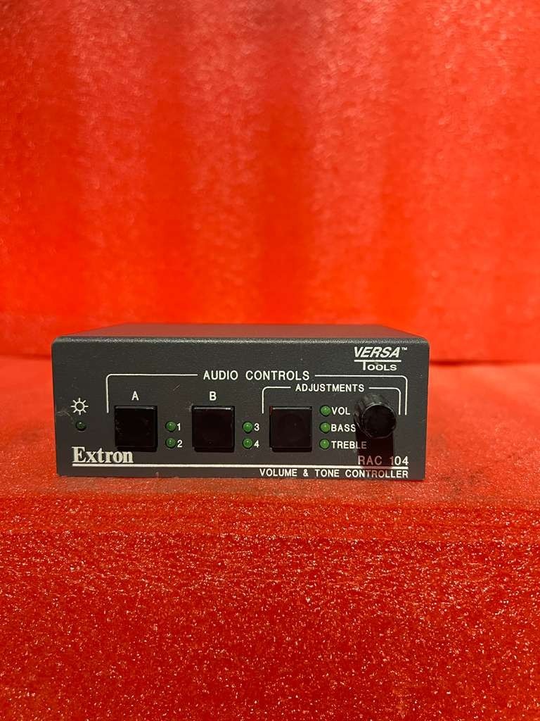 Extron RAC 104 Four-Channel Volume Tone Audio Controller - No Power Adapter