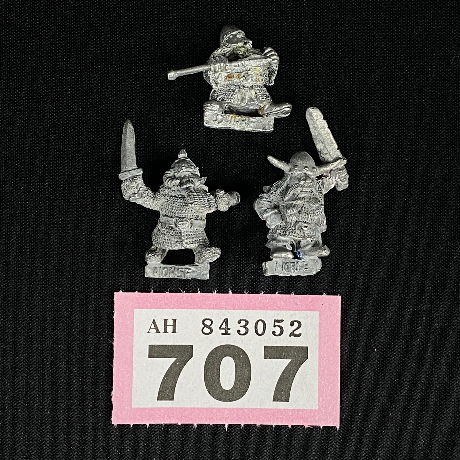 D2 NORSE DWARFS WARHAMMER THE OLD WORLD DWARVES CITADEL RORIK HENG 1987 METAL