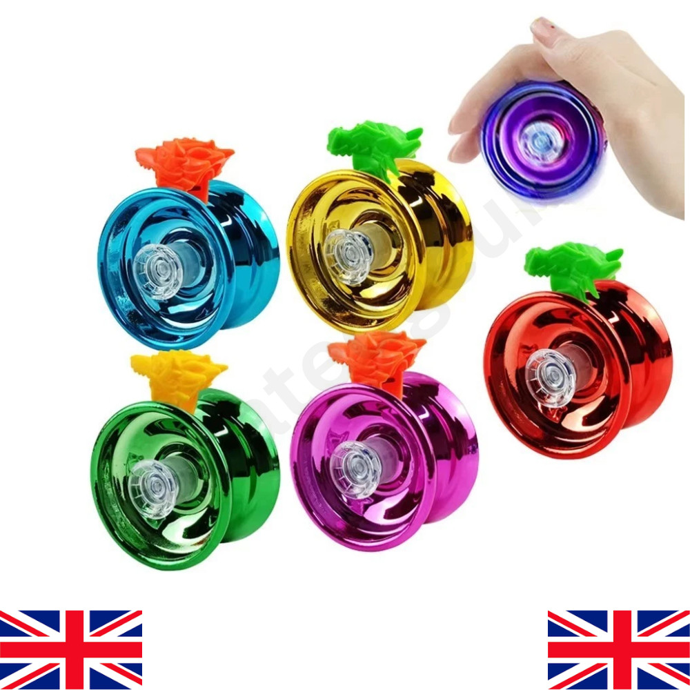Professional Metal Yoyo Ball for Kids & Adults Aluminum Yo-Yo with Accessories