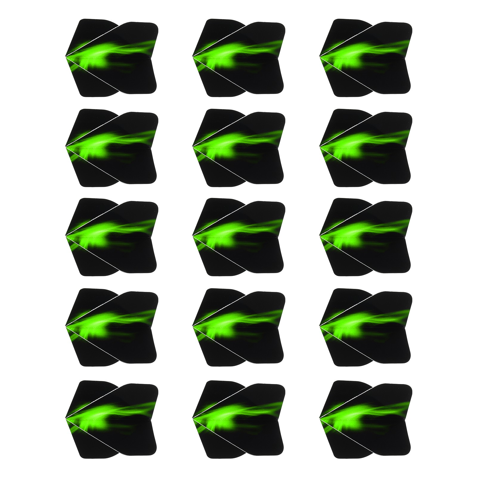 30Pcs Standard Dart Flights,Extra Thick Standard Darts Flights Accessory Green