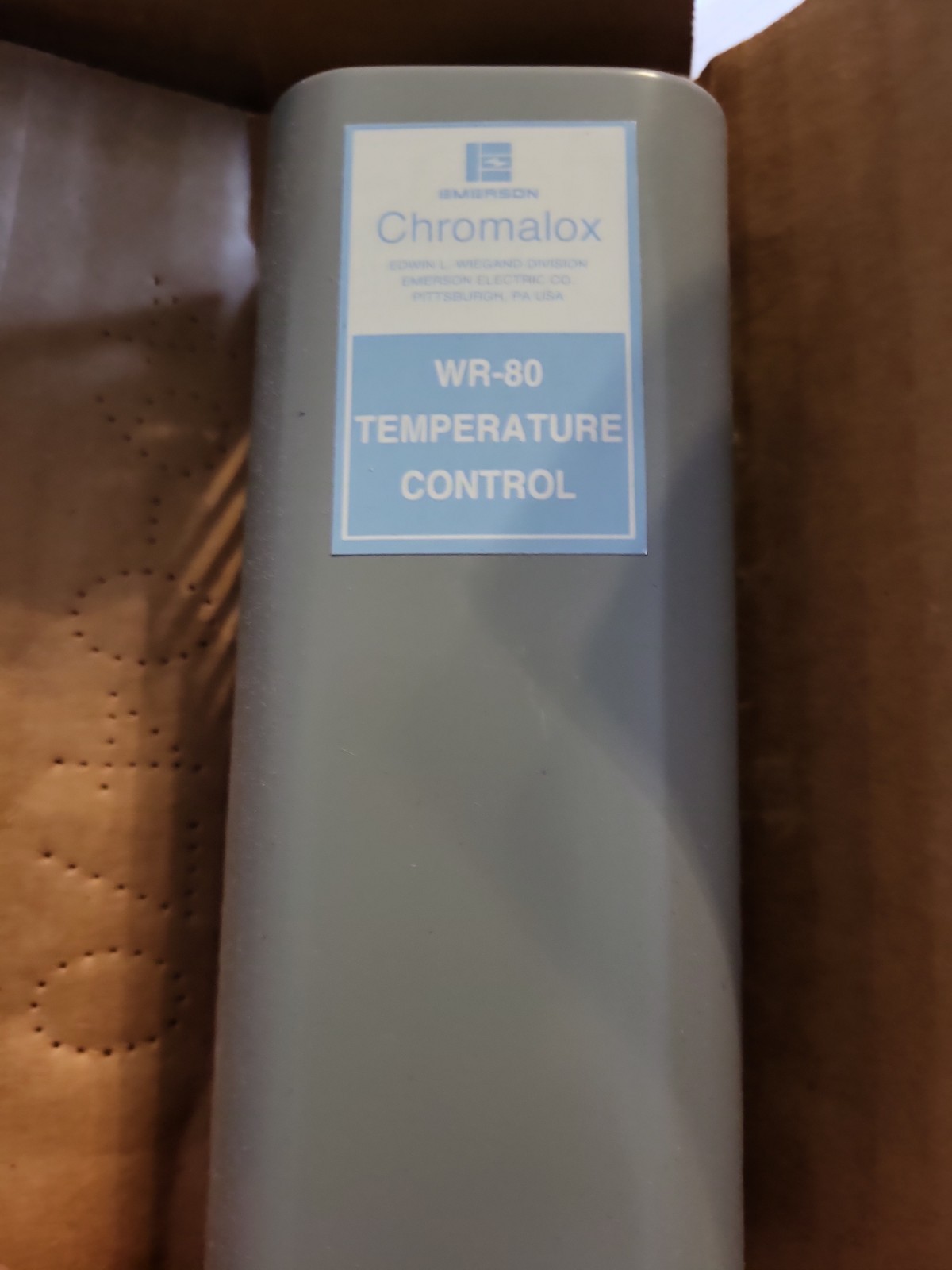 Chromalox WR-80 PCN 263177 Room Thermostat 40–80°F 120V 25A – Industrial / HVAC