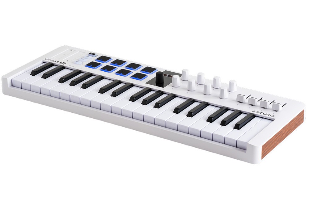 Arturia MiniLab 37 MK3 37-Key MIDI Controller - White