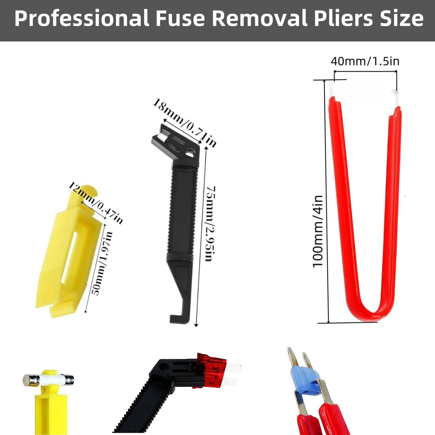 Relay Puller Pliers Automotive Fuse Puller Tool Set