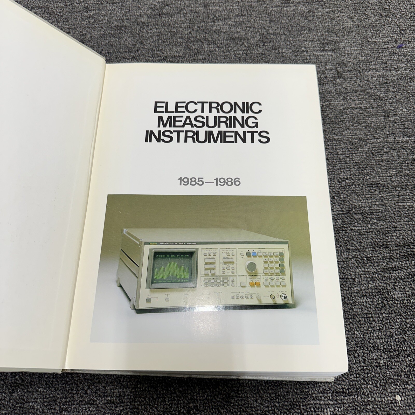 Anritsu Electronic Measuring Instruments Catalog ~ 1985/1986 ~ Hardcover