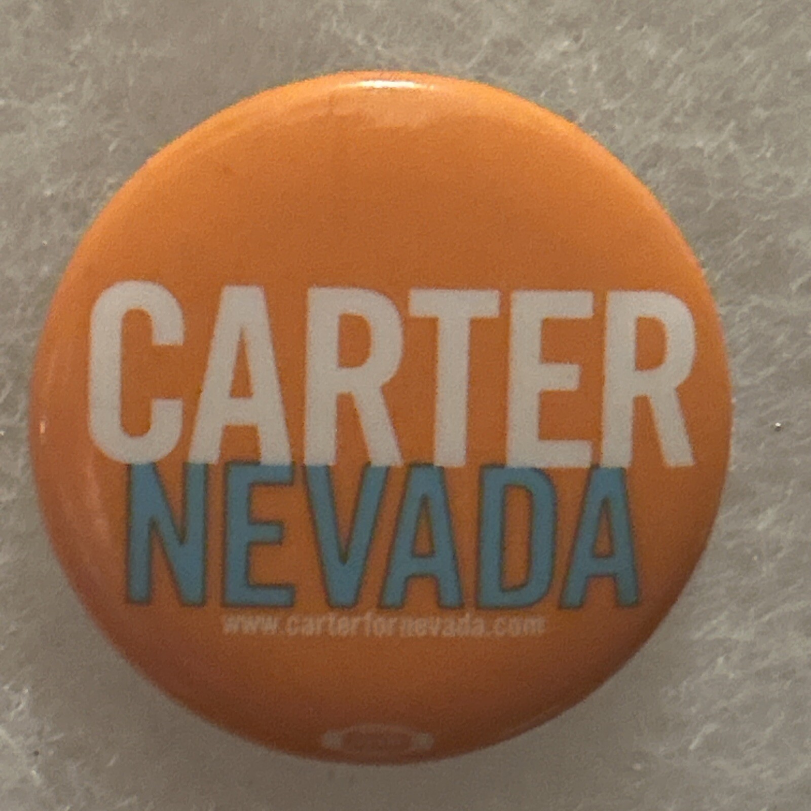 CARTER NEVADA  1” pinback button pin