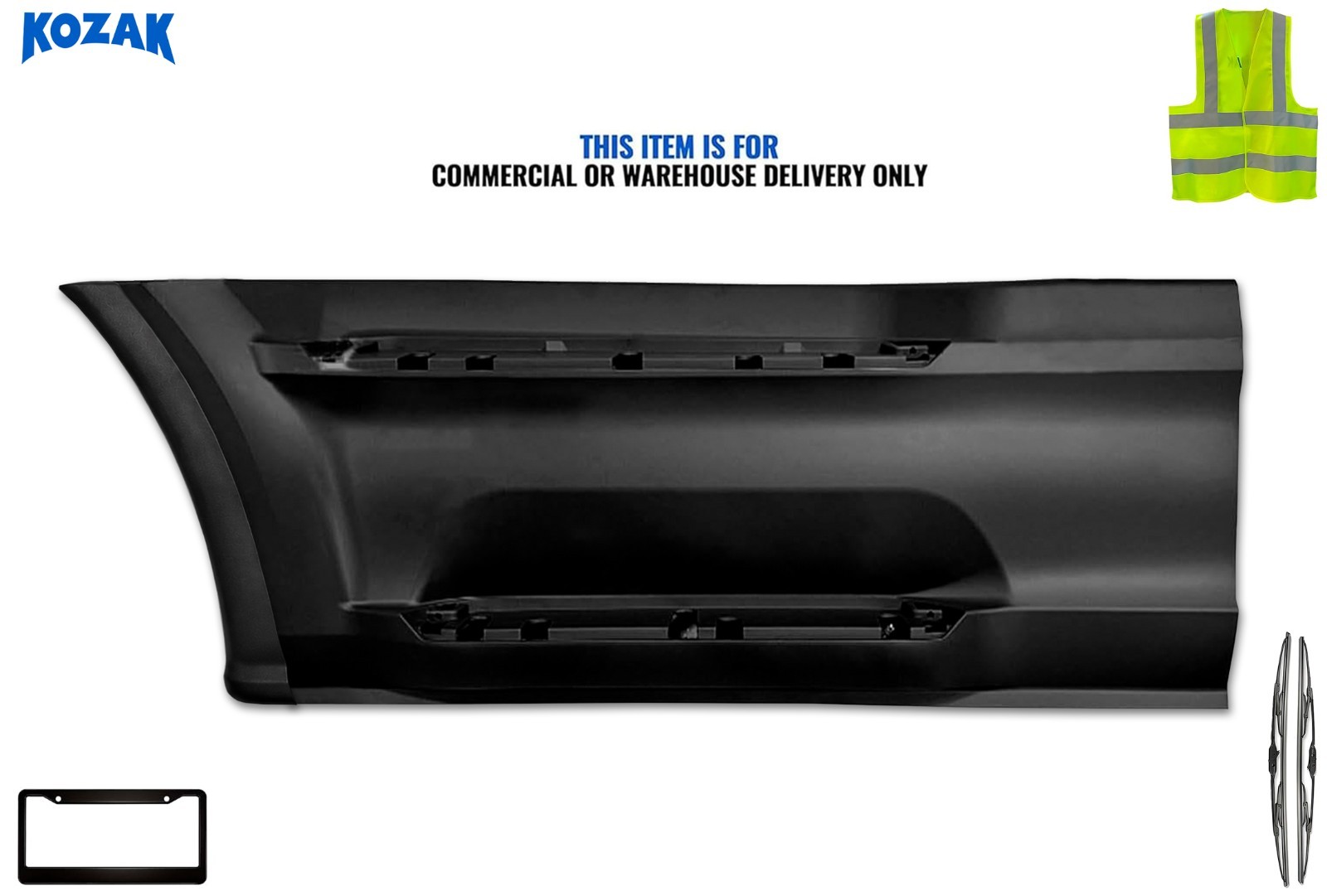 Front Side Panel w/Bracket & Extension Left Compatible with Peterbilt 579 2022+