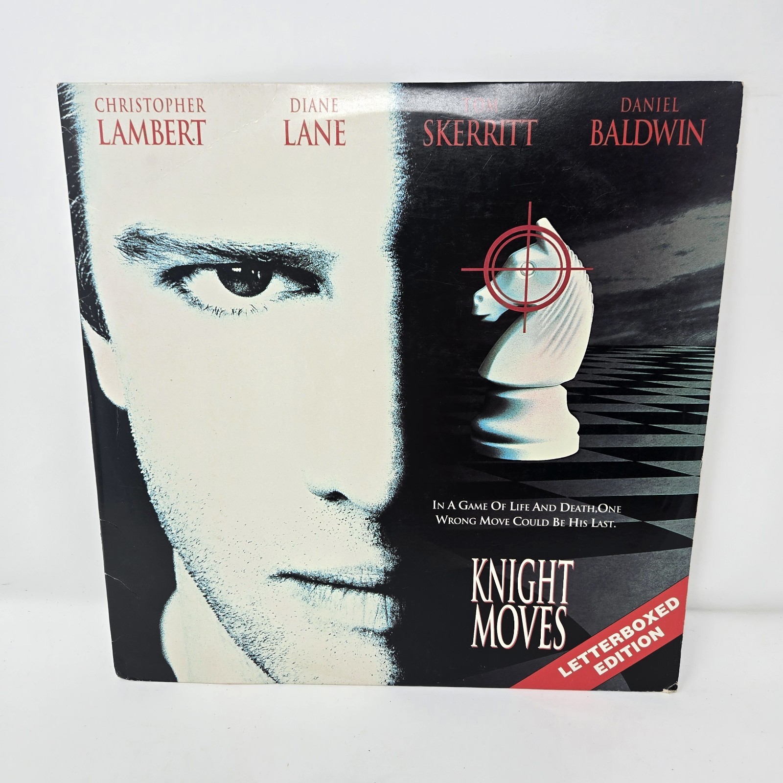 Knight Moves Laserdisc 1992 (1993) Letterboxed Edition Very Good Plus Condition