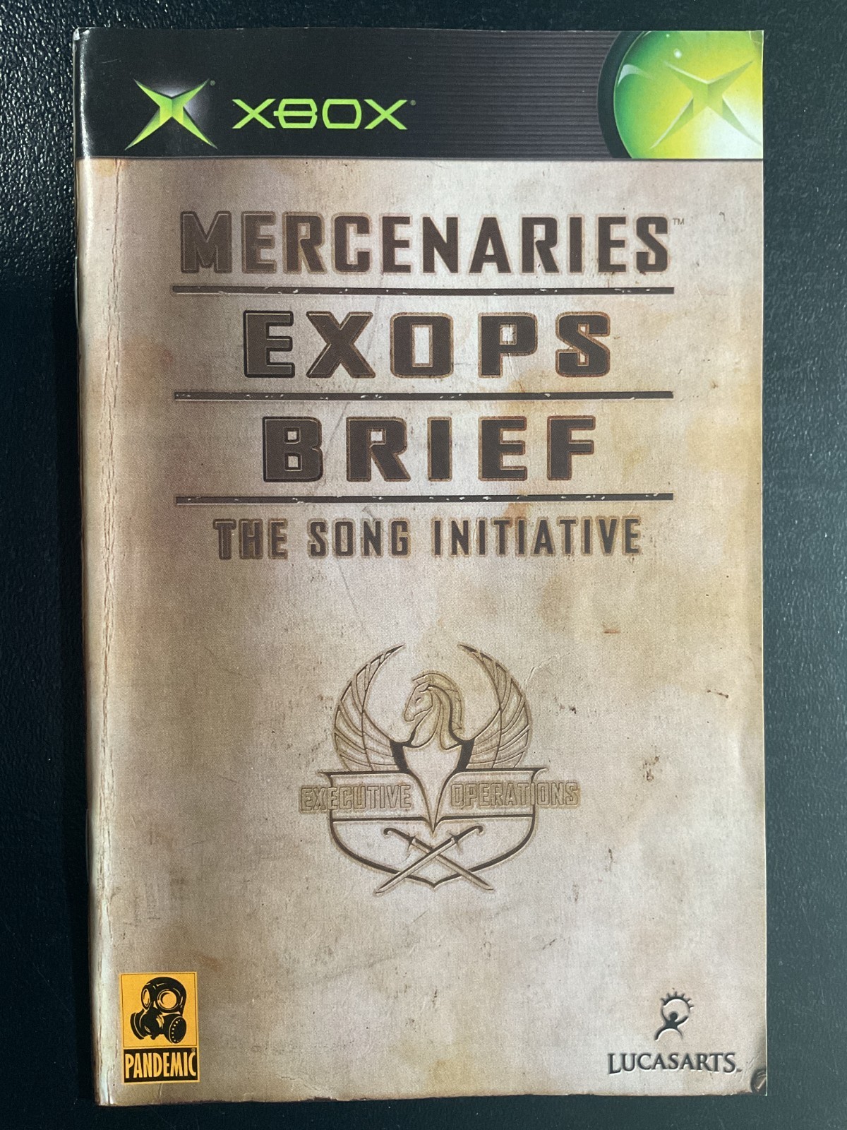 Mercenaries: Playground of Destruction Original XBOX Instruction Manual Only