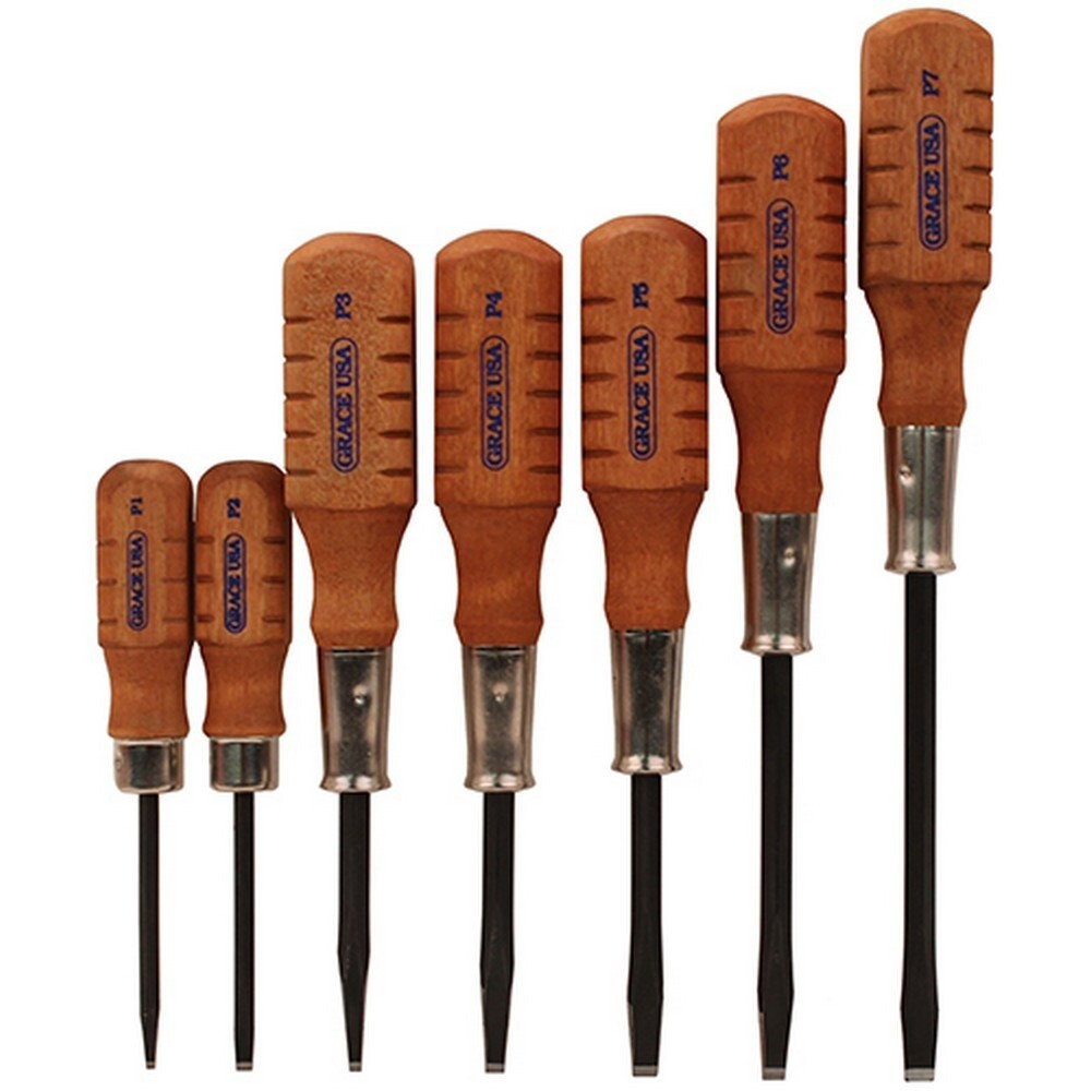 Grace USA Tools Pistolsmith Guncare Screwdriver Set - GRHG7