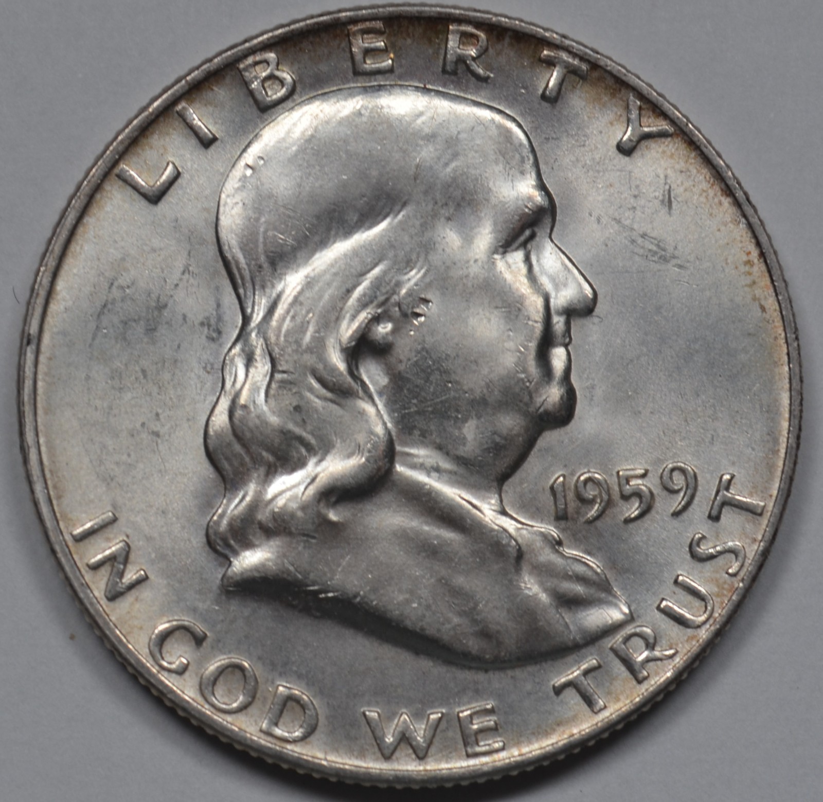 1959-D 50C Franklin Half Dollar #48S