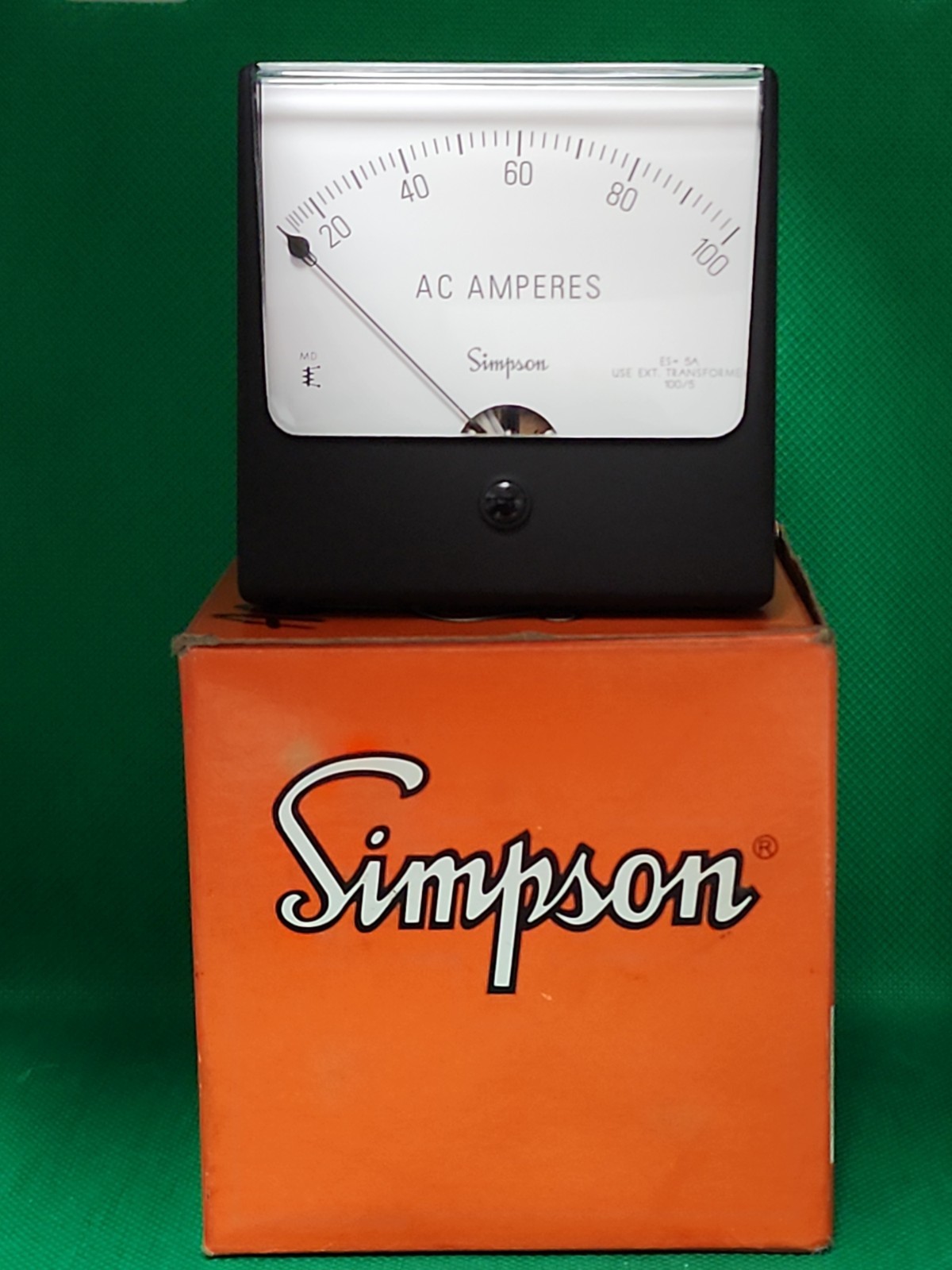 SIMPSON 1357MD-0-100 ACA ANALOG AC AMMETER [1NS1]
