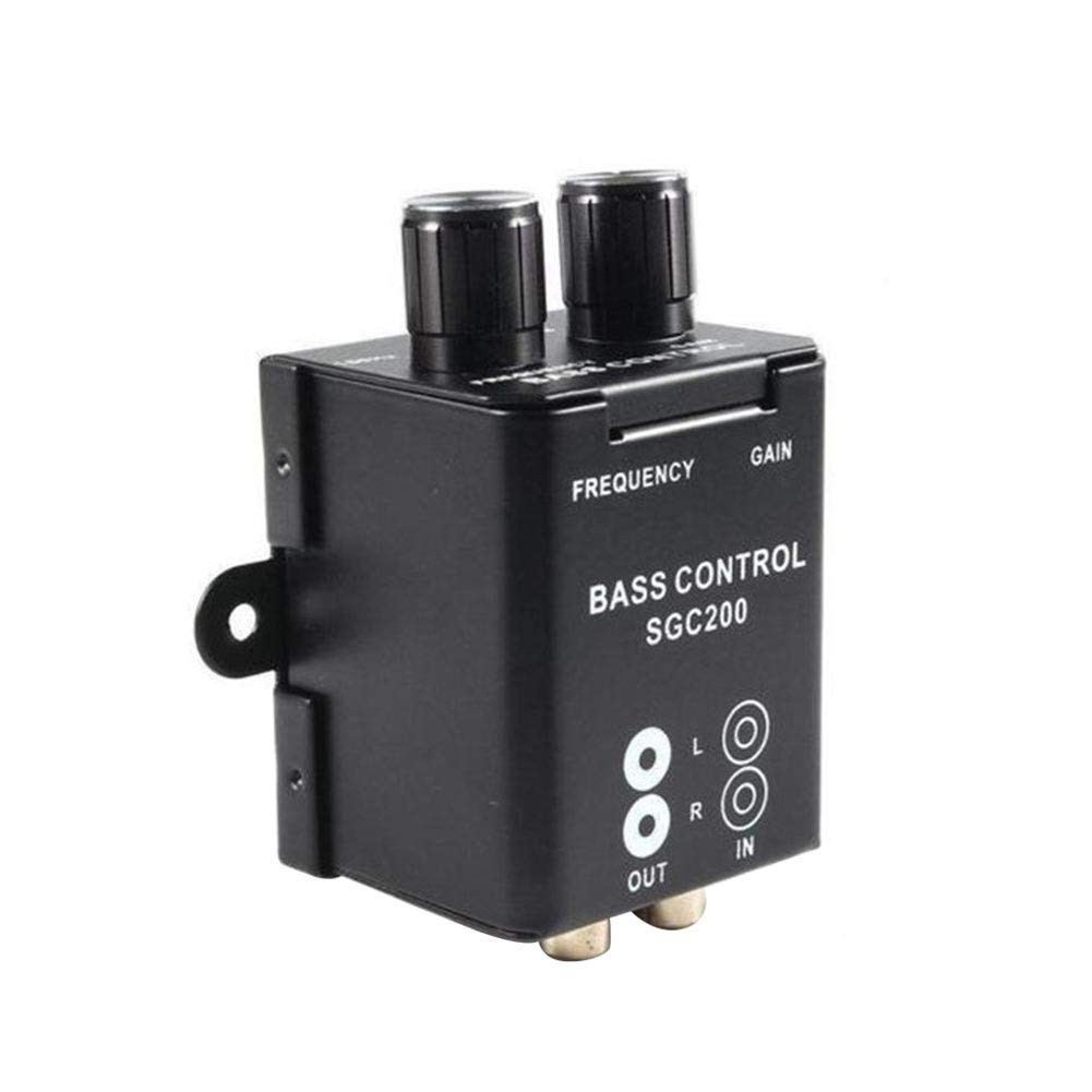 Universal Car Bass Controller with Adjustable Gain for Enhanced Audio Experience