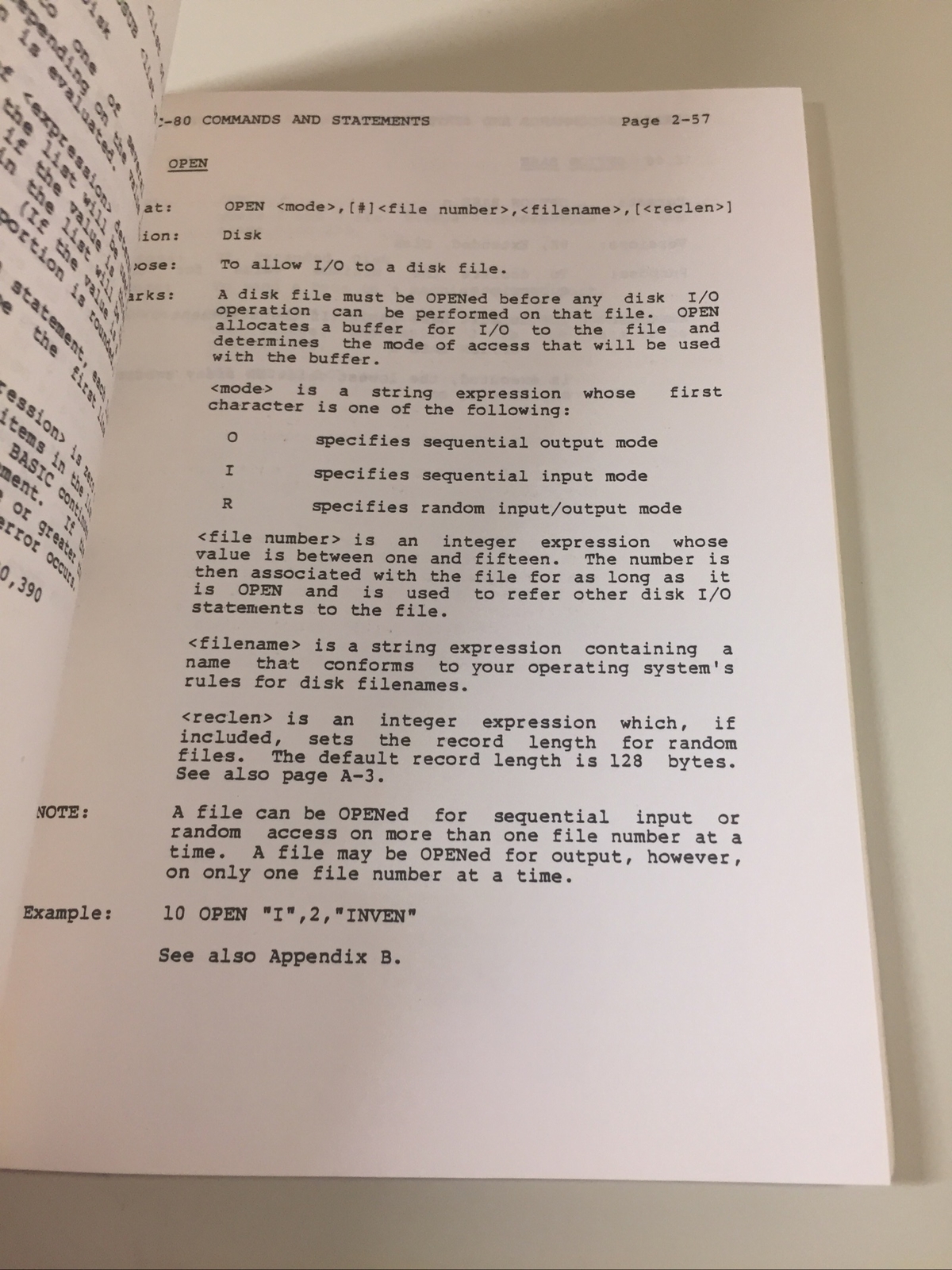 Vintage 1981 KAYPRO Microsoft BASIC Software Manual (NO DISK)