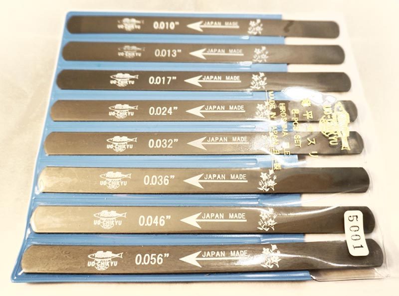 Nut File Set #5001 - 8 piece set double-sided 10-56