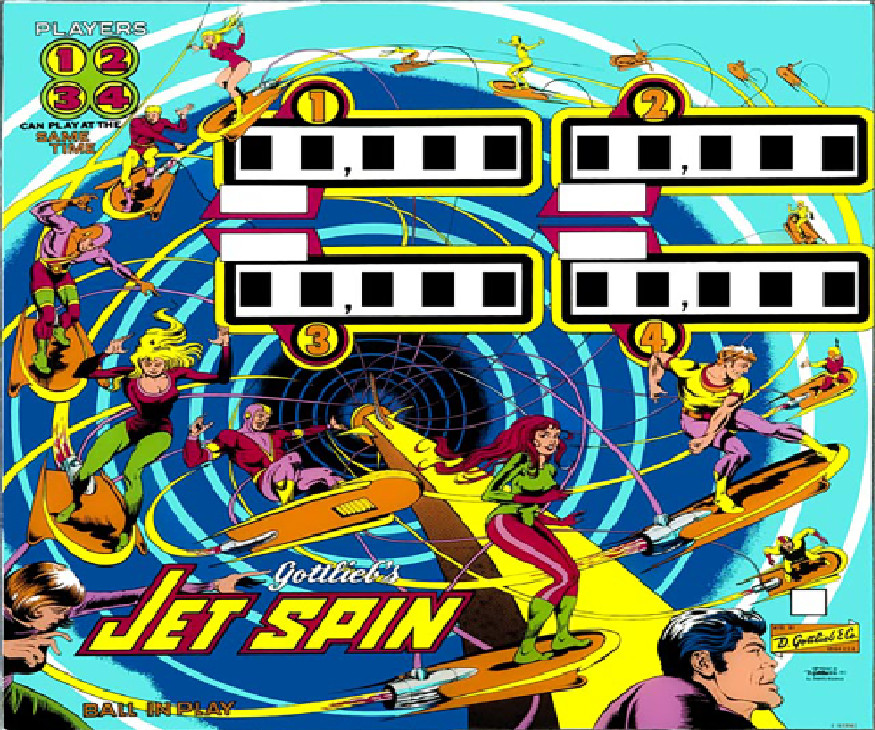JET SPIN Complete LED Lighting Kit custom SUPER BRIGHT PINBALL LED KIT