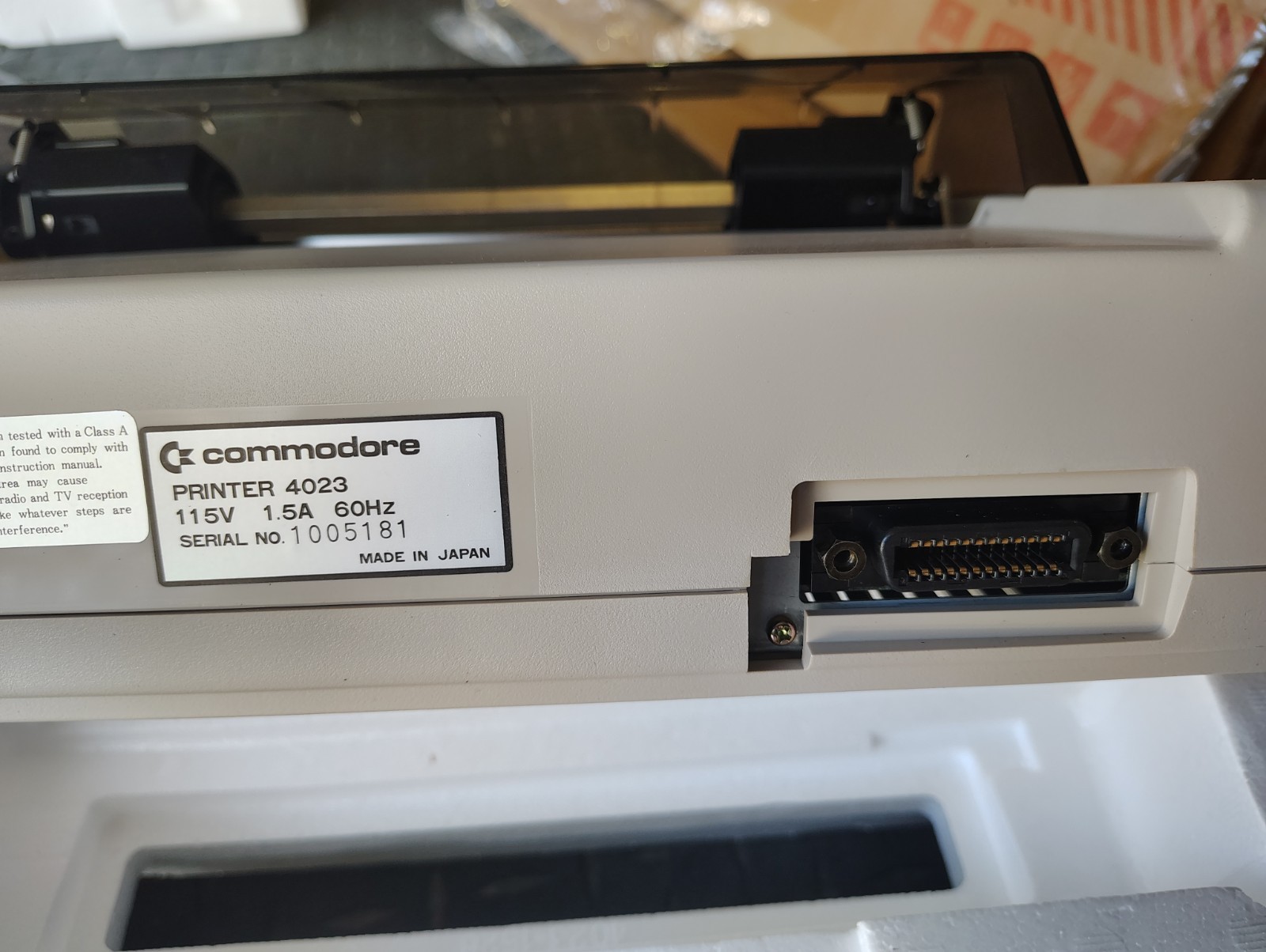 Commodore Printer-4023-Paper Advance Computer Printer Tractor Feed ***READ***