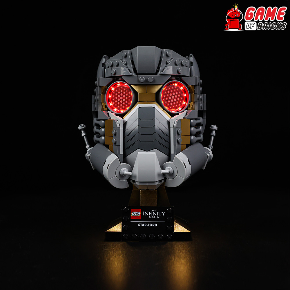 Light Kit for Star-Lord's Helmet - Compatible with LEGO® 76251 (Standard)