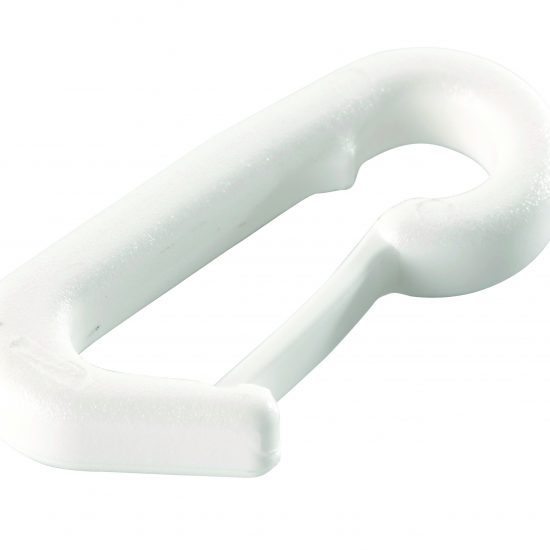 NAUTOS HPN021A - SNAP HOOK – WHITE – 6MM ~1/4″ EYE LINE - 8 PIECES SET