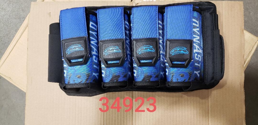 New Empire Paintball Omega 4 Pod Harness / Pack - Dynasty Blue