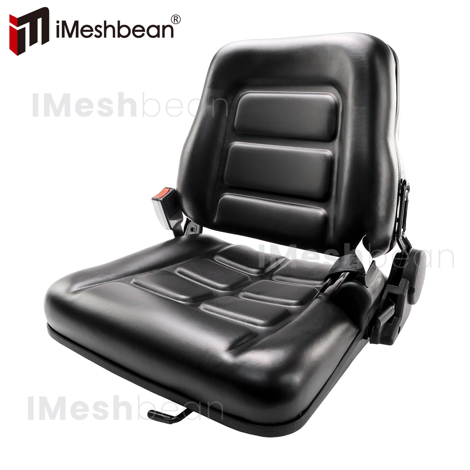 Universal Tractor Forklift Seat Excavator Chair Backrest Adjustable Safty Belt