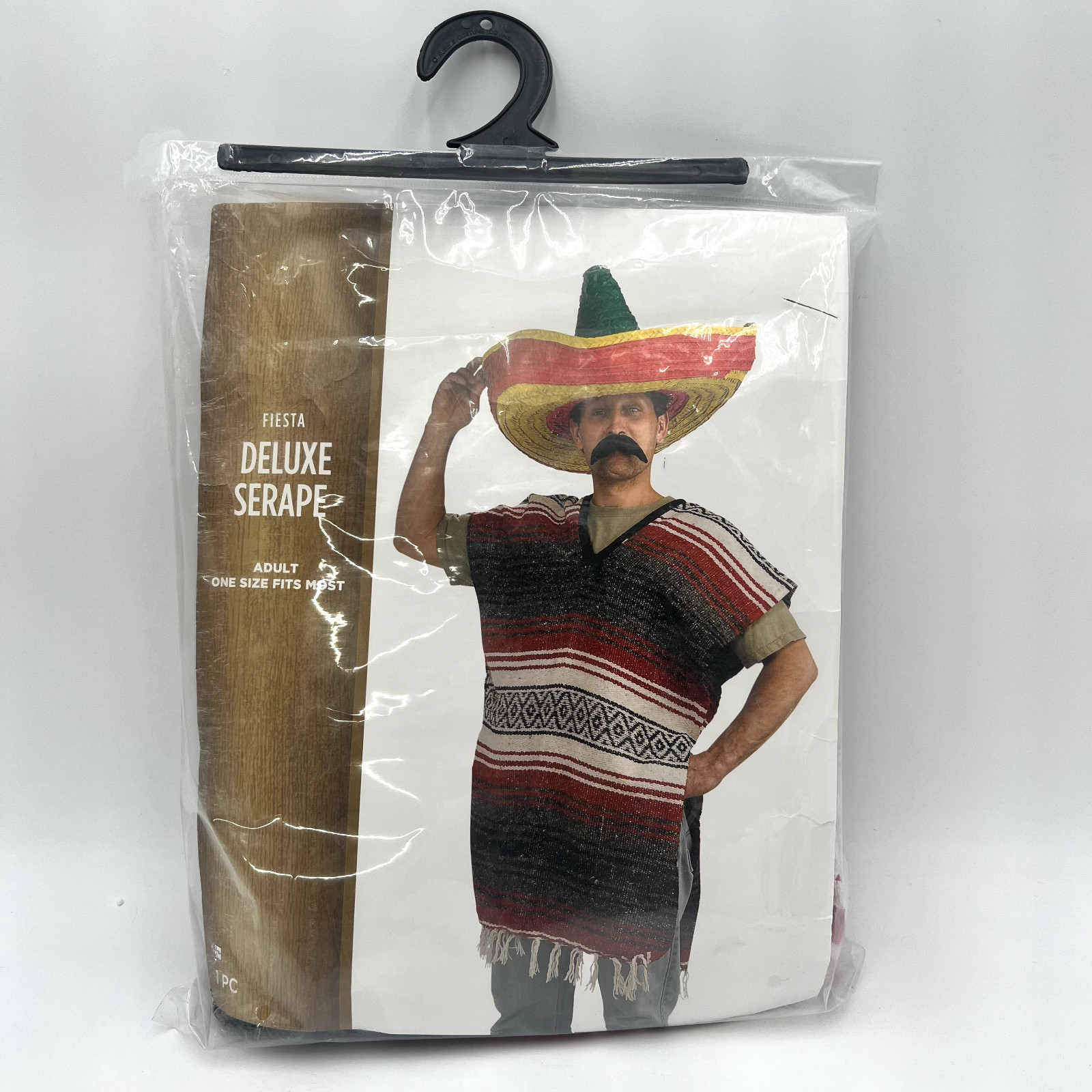 Fiesta Deluxe Serape Halloween Costume - Hat Not Included- One Size Fits Most