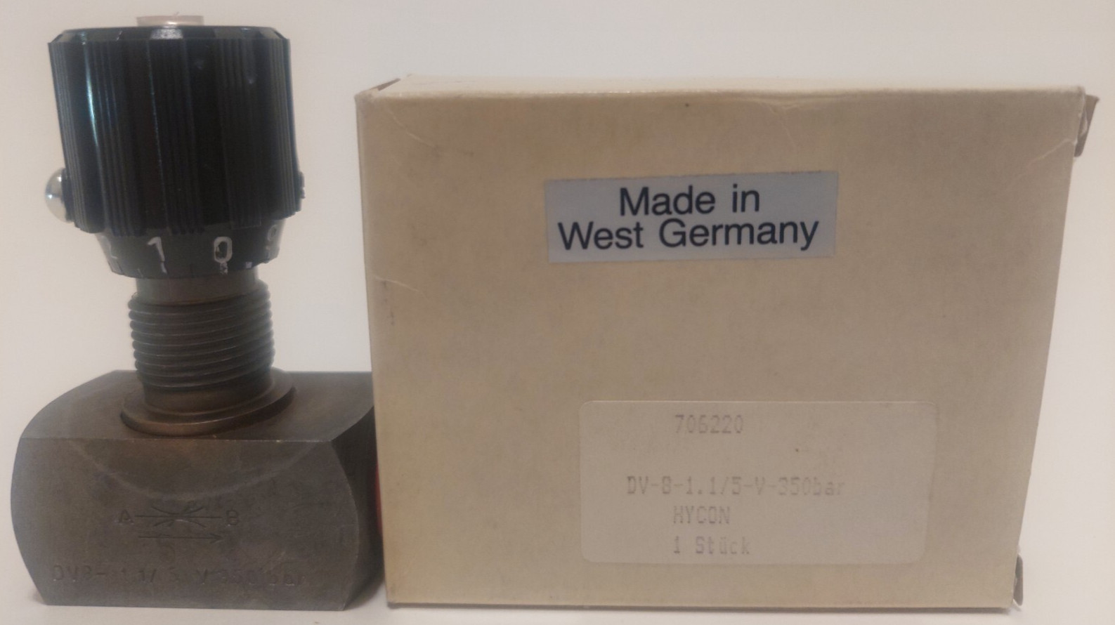 HYCON DV8-1.1/5V 350 BAR NEEDLE VALVE 706220