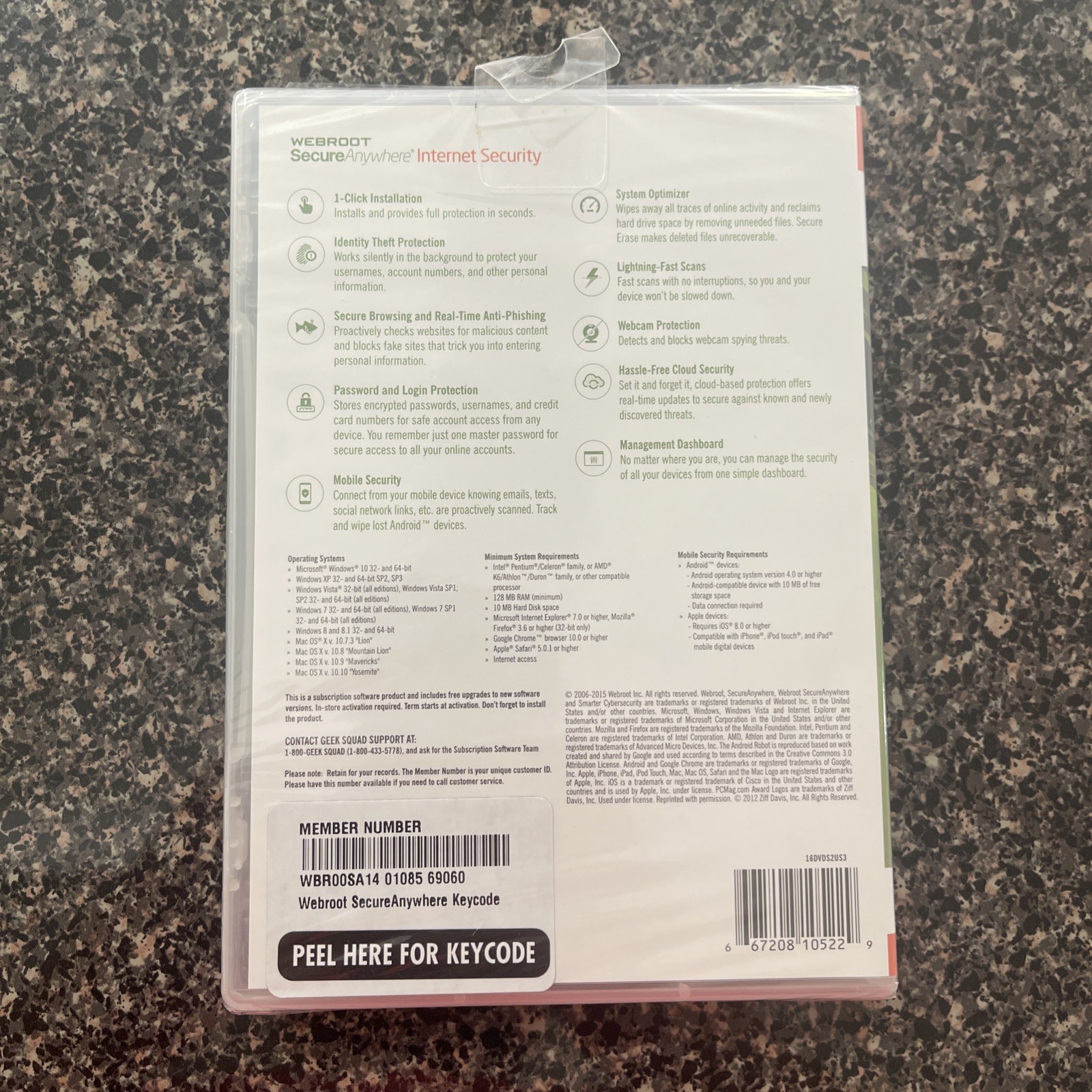 Webroot SecureAnywhere Internet Security 3-Device | NEW Sealed | 2023+ Key Code