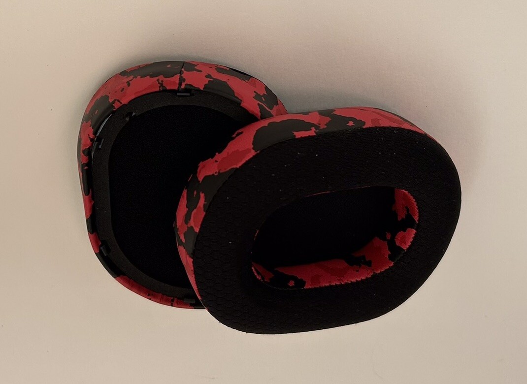 WC Freeze Replacement Earpads for Razer Blackshark V2 Pro2023 HeadphonesRed Camo