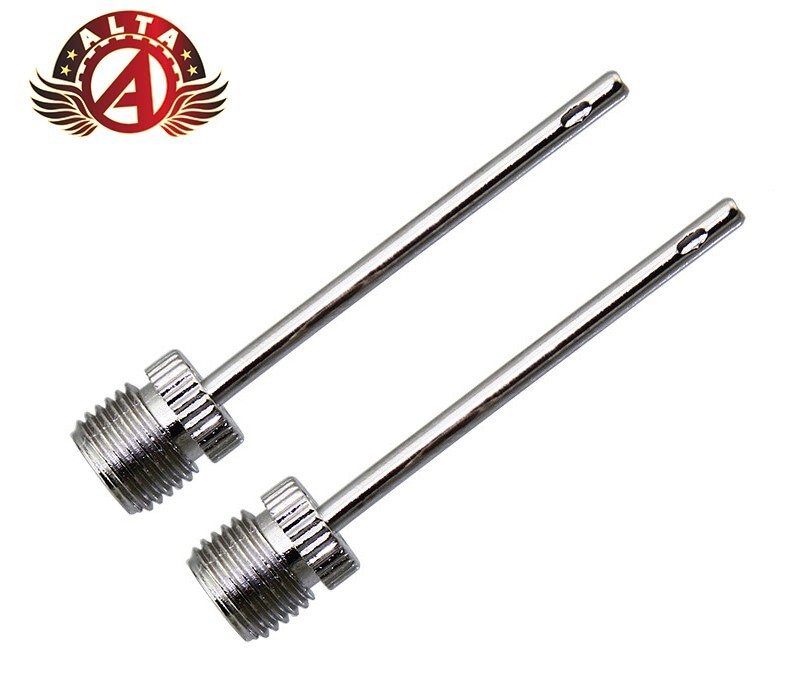 AMERICAN VALVE BICYCLE INFLATE NEEDLE (SOLD BY PAIR) CHROME.