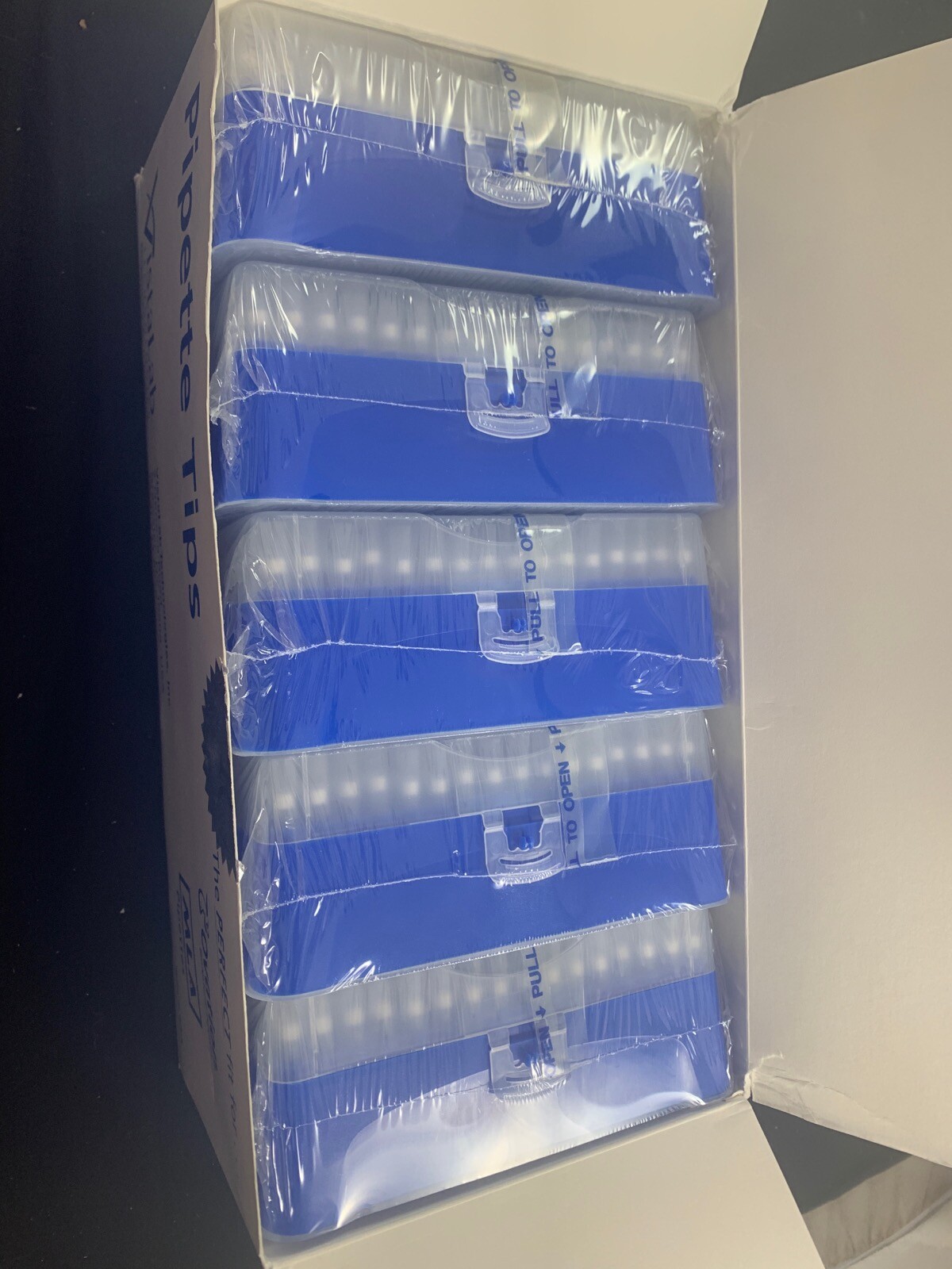 VISTALAB 250µL VistaRak Pipette Tips Filtered Low Retention Sterile 192/Pack