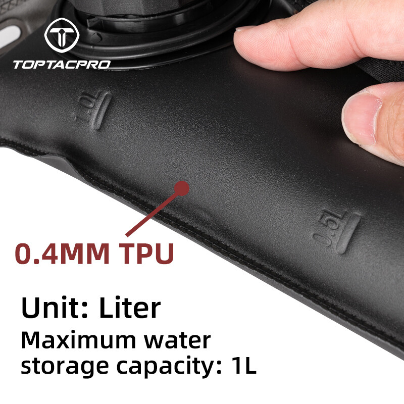 TOPTACPRO Tactical 1L Hydration Bladder Water Bladder Water Reservoir Storage