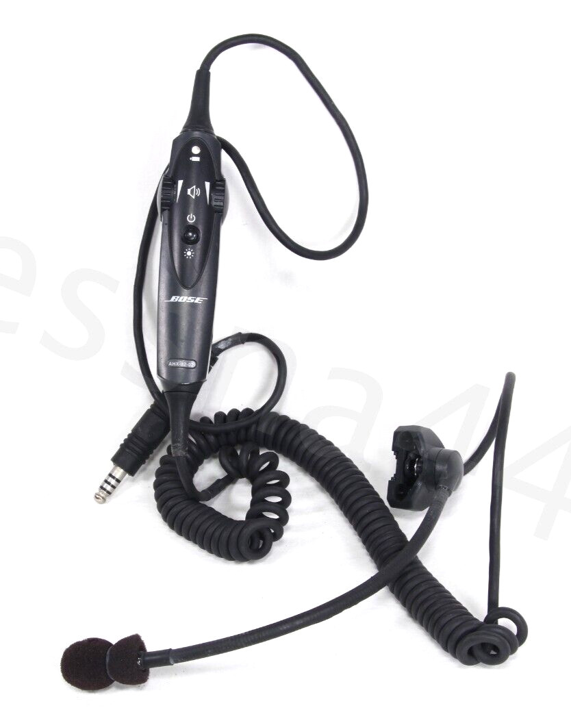BOSE Headset Control Module Helicopter U174 Plug Mic Cord UNTESTED For Parts